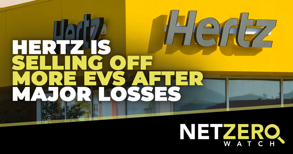 Car rental giant Hertz is rushing to get rid of 30,000 electric vehicles as part of its EV downsizing, citing substantial vehicle depreciation that increased $588 million in the first quarter of 2024 compared to a year prior. #CostOfNetZero 👉 autoweek.com/news/a60635964…