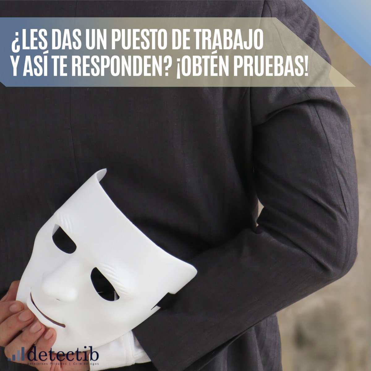 Detectib1's tweet photo. Si sospechas que uno o más de tus empleados están cometiendo actos desleales o fraudulentos, contratar un servicio de detectives puede ser una opción para obtener pruebas y proteger tu negocio ➡ https://t.co/Z9sQP83D0V