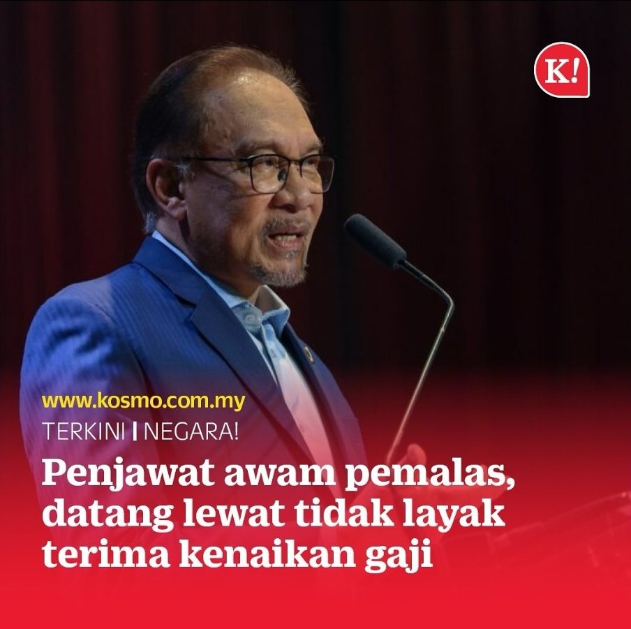 Tak gentle lah komen macam ni, Dato' Seri. What are you trying to imply?