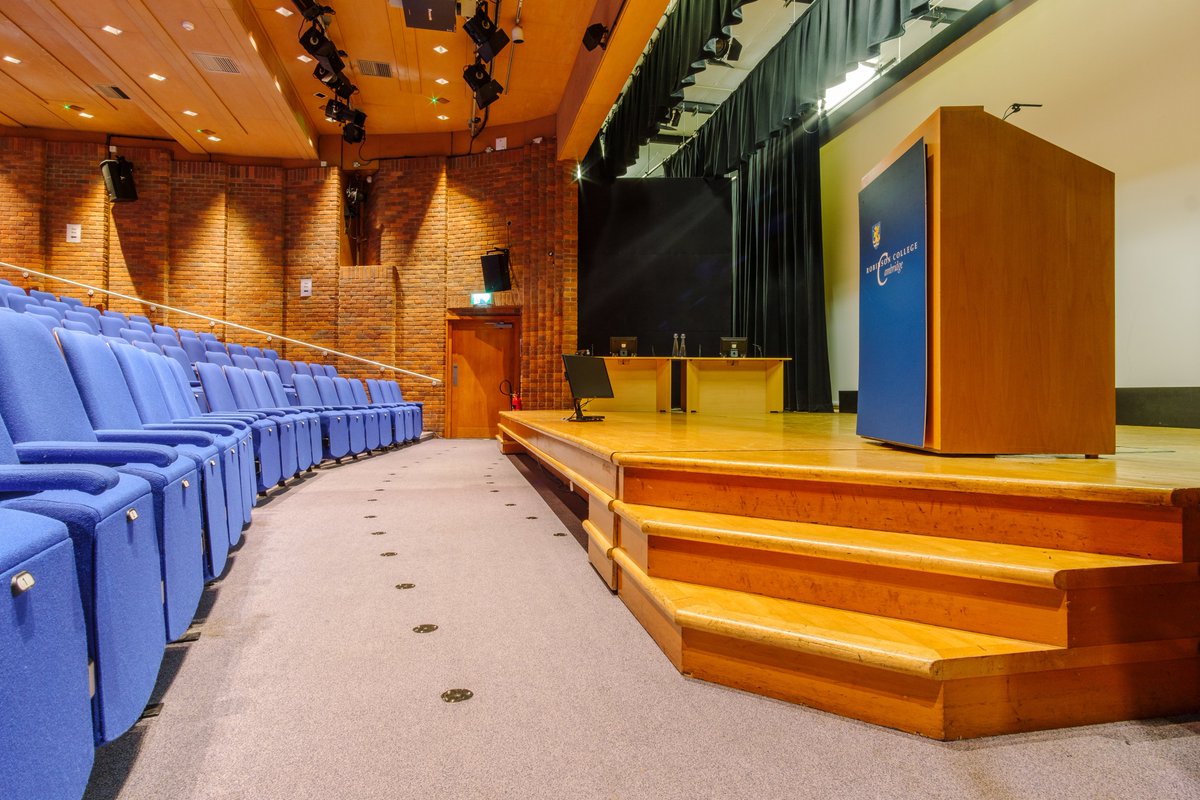 Take your next event to the next level with our 240 seater Auditorium theatre, packed with high quality audio and visual equipment, perfect for a variety of events, shows or lectures.

Want to read more? Check out our website on robinson.cam.ac.uk/conferences/me… 

#Conferencing #UniofCambs