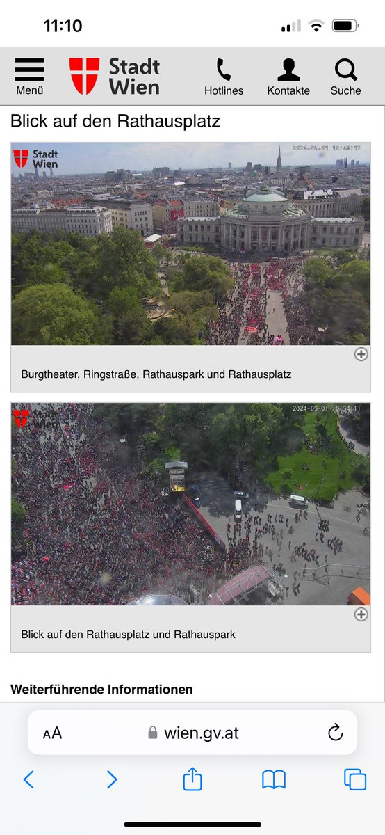 1 Milliarde Menschen am Rathausplatz!