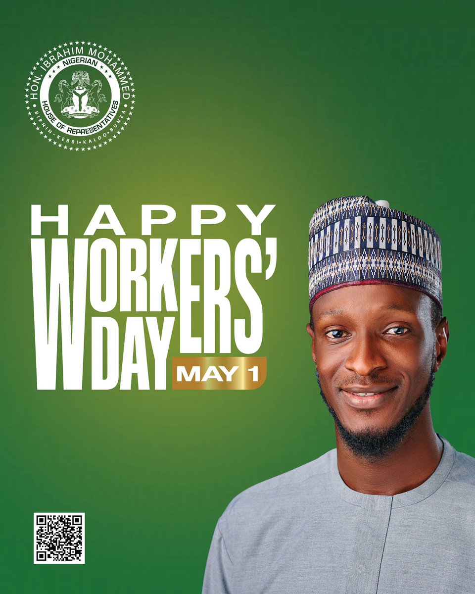 As we celebrate #MayDay, our workers must be reminded of their invaluable role in driving potential. We recognize their dignity, ingenuity and loyalty to service as one of our most important resource as a nation. Happy Workers Day.