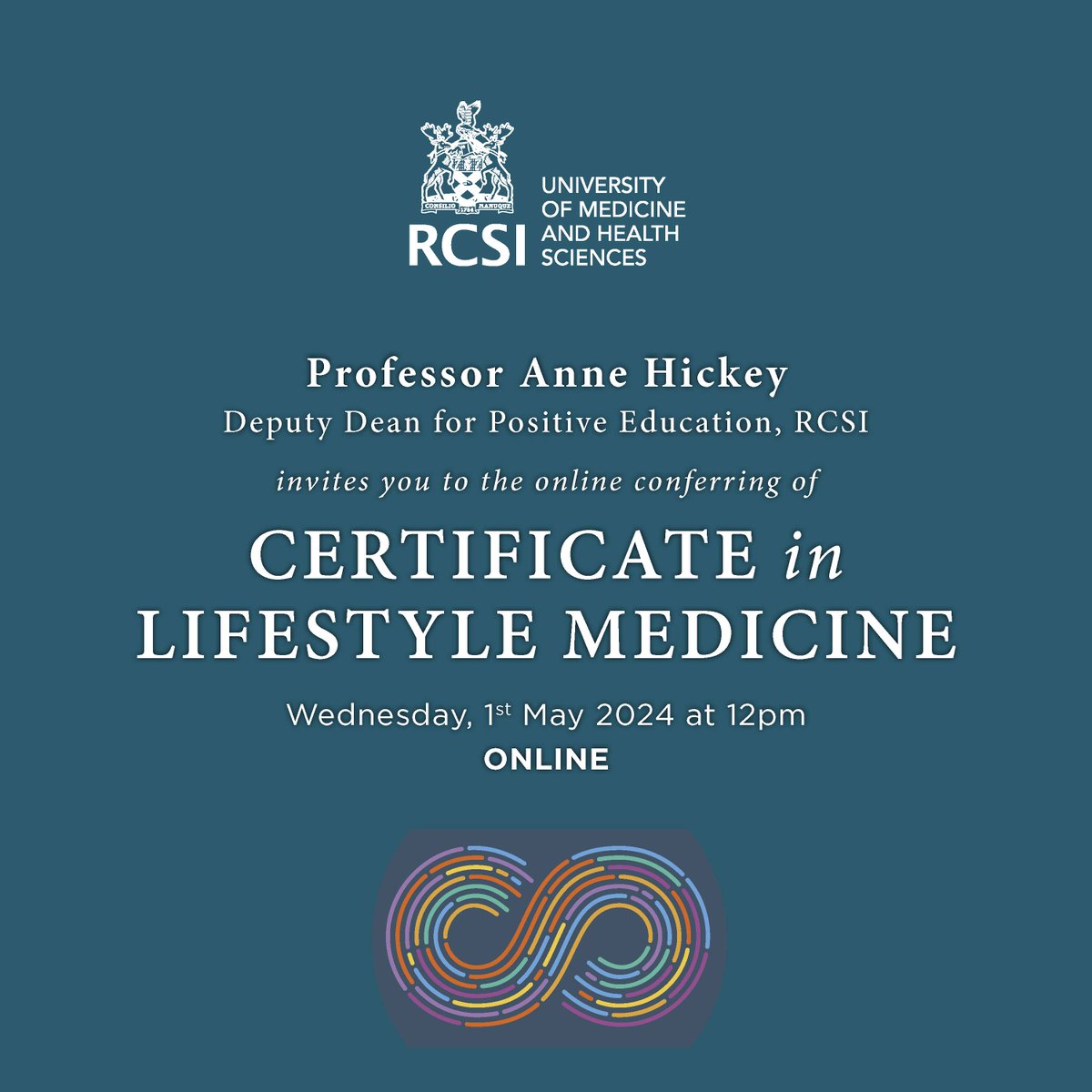 Congratulations to the 165 students who will graduate from the RCSI Certificate in Lifestyle Medicine today. These students completed this course in parallel with their degree studies and deserve much congratulations for taking on this extra work. @RCSI_Irl @RCSI_PopHealth
