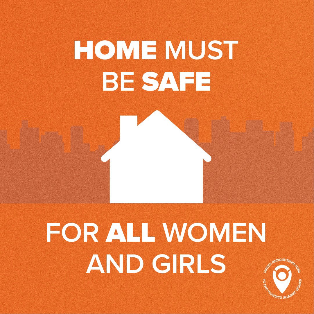 Women and girls deserve to grow, live, evolve in a violence-free environment. 🏠