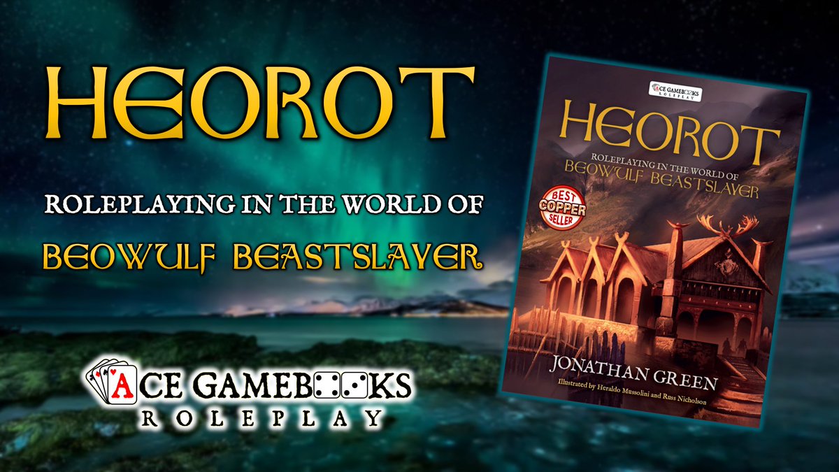 HEOROT – Roleplaying in the World of Beowulf Beastslayer #Beltane #MayDay #MayDay2024 legacy.drivethrurpg.com/product/436256…