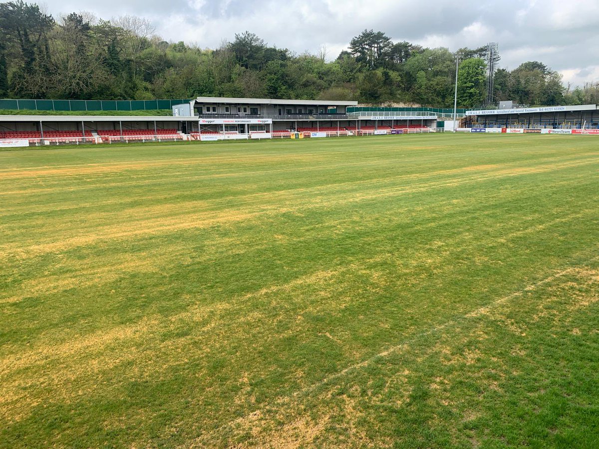 And now we wait… We take real pride in our playing surface and can’t wait to welcome you back to Crabble for preseason ⚽️ A huge thanks to Head Groundsman Sid Fletcher and his team for all their hard work throughout the season 🤝 #OneTownOneTeamOneDover ⚪⚫️