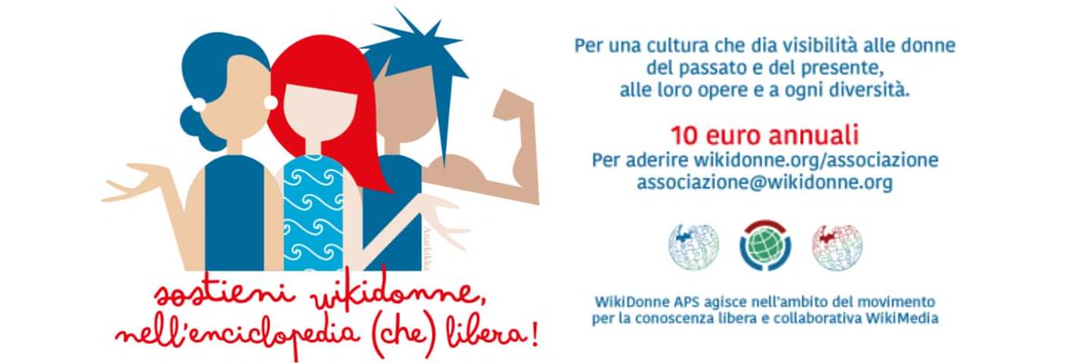 Puoi sostenere i nostri progetti dedicati alla diversità nel movimento <a href="/Wikimedia/">Wikimedia Foundation</a> donando il tuo #5x1000 a #WikiDonne. Campagna 2024 disegnata da <a href="/Anarkikka/">Anarkikka</a> 💓 
#wikiwomen #diversity #WLS #WLF #IWW #WCC #WiC #Anarkikka
