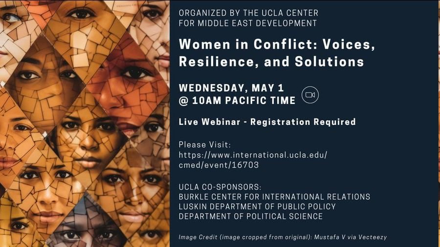 تنظم اليوم جامعة كاليفورنيا أول ندوة مشتركة علنية بين نشطاء معارضيين سوريين ونشطاء إسرائيليين بعنوان 'النساء في النزاع صوتهم، تقبلهم والحلول'.