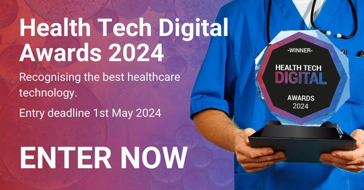Health Tech Digital Awards 2024 don't miss out! healthtechdigital.com/health-tech-di… #awards #Digitalhealth #NHS #Healthcare