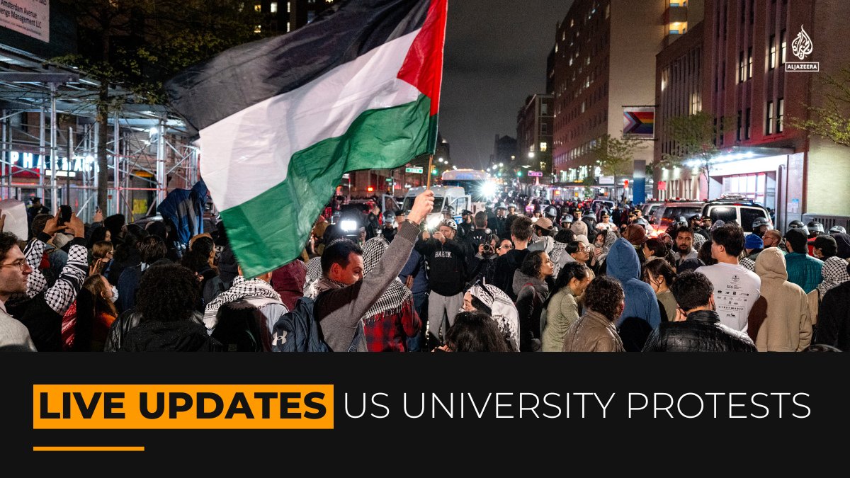 Palestine solidarity protests against Israel’s war on Gaza are spreading globally from US university campuses and beyond. 🟠 Follow our LIVE coverage: aje.io/fb1gy5