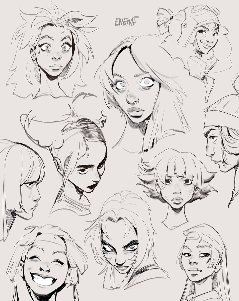 face sketches  pls
