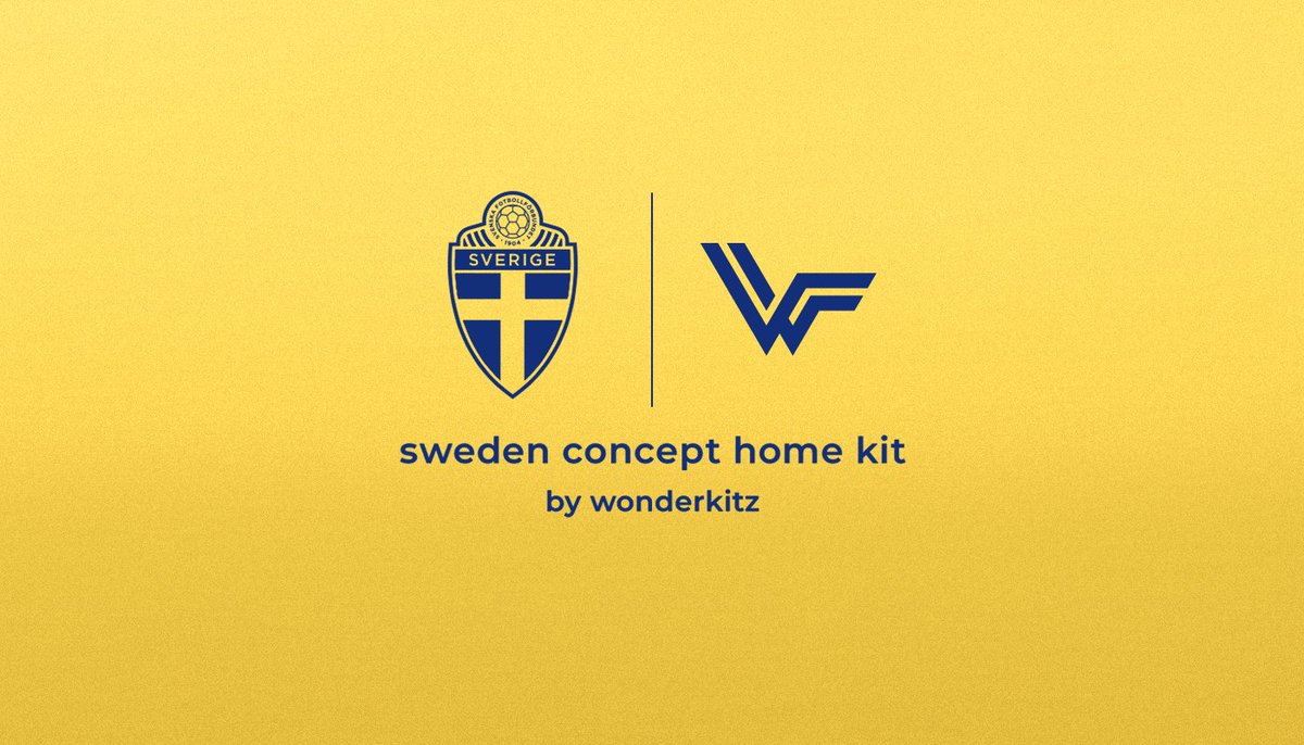 🇸🇪 Sweden
📷 Home kit concept  

---
#KitDesign #ConceptKit #FootballKitDesign #FootballDesign #FootballConcept #JerseyDesign #JerseyConcept #FootballJerseyConcept