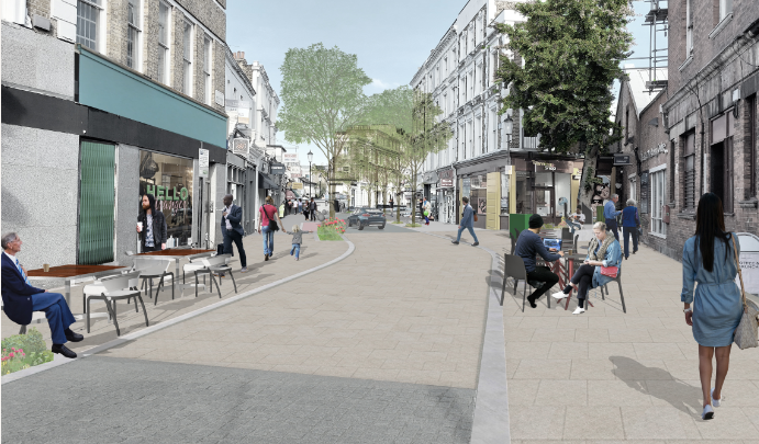 Loving Kensington and Chelsea Council's plans to improve the public realm on Hogarth Road in Earl's Court! @CemKemahli ✅new trees 🌳 ✅widened pavements 🚶 ✅al fresco dining 🍴