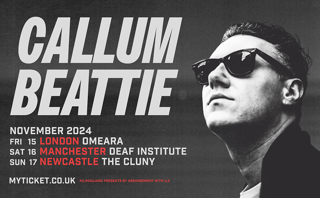 NEW: Callum Beattie (@callumbeattieuk) has just announced a small run of full band headline shows in November at @OmearaLondon, @DeafInstitute & @thecluny 🙌 Tickets on sale 10:00 Friday 3rd May 2024 - set an event reminder here: bit.ly/3JJuXF8