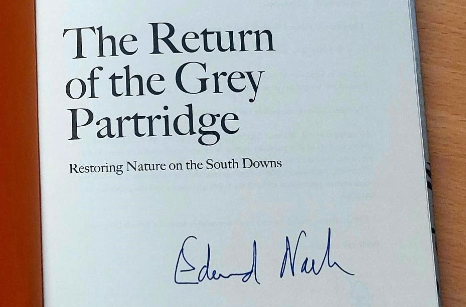 ✍️ We have 10 signed copies of 'The Return of the Grey Partridge' available, each signed by The Duke of Norfolk: gwctshop.org.uk/products/the-r…