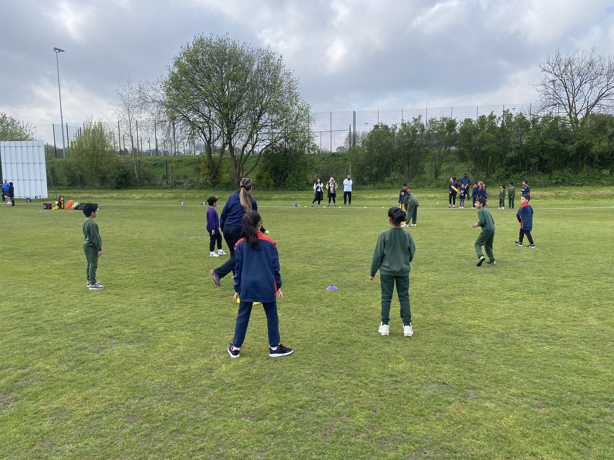 Over 140 Year 3/4 Children from Across East Lancashire today <a href="/AccringtonCC/">Accrington Cricket Club</a> for our <a href="/allstarscricket/">All Stars Cricket</a> festival. Great collaboration between <a href="/ActiveLancs/">Active Lancashire</a> <a href="/LancsCricketFDN/">Lancashire Cricket Foundation</a> <a href="/HRVSSP/">HRVSSP</a> <a href="/RossendaleSSP/">Rossendale SSP</a> <a href="/BurnleySSP/">Burnley SSP</a> <a href="/pendlesgo/">fiona callaghan</a> to make this happen 🏏🏏🏏 <a href="/YouthSportTrust/">Youth Sport Trust</a> <a href="/LancSchoolGames/">Lancs School Games</a>
