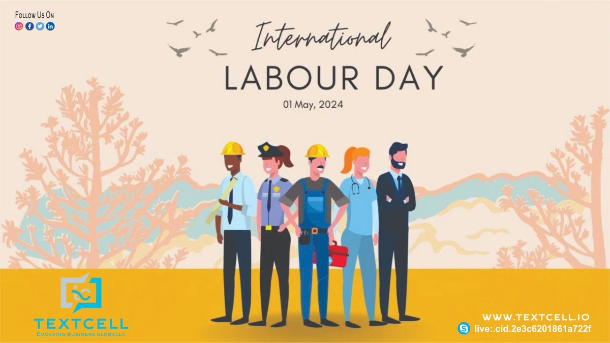 Textcell1's tweet photo. @Textcell wishing you a Happy Labor Day!

We appreciate the hard-working individuals and teams that go above and beyond to create change and transformation in their lives and communities.
#LaborDay2024 #Labour #SMS #Bulksms #Whatsappbussinessapi #WABA #twoway #2way #Textcell #RCS https://t.co/C9mZiCAH7K