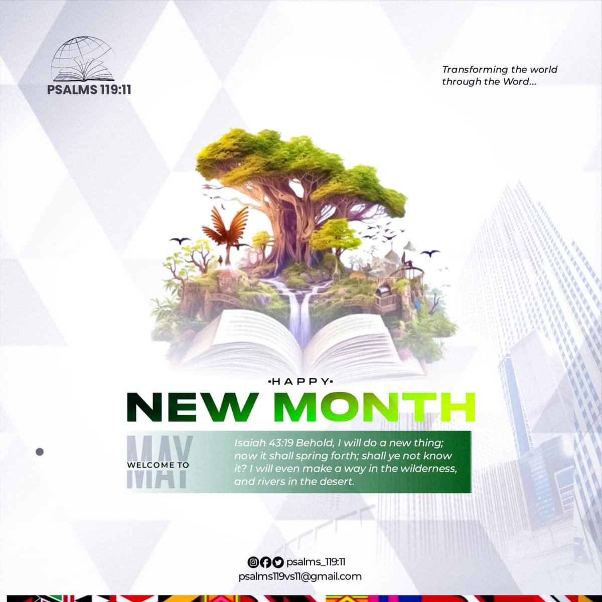psalms119vs11's tweet photo. Caption:. This month of MAY, God has Made a WAY.
#psalms119vs11
#Thyword
#Transformingtheworld
#Happynewmonth
#BlessedMay https://t.co/WEcc6vX4xi