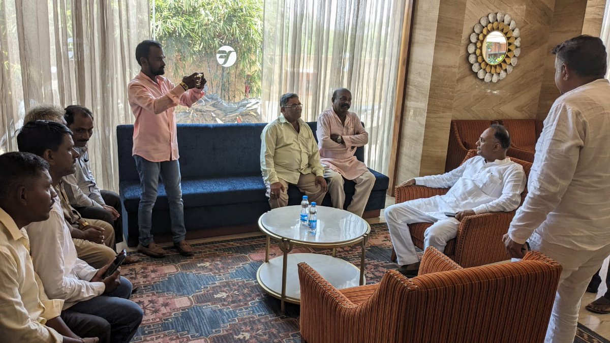 Held a meeting with Panth Samaj leaders in Hubli today, requesting their vote for Congress candidate Vinod Asooti in the Dharwad Lok Sabha constituency.

Glad that Panth Samaj leaders have pledged wholehearted support to the Congress party.