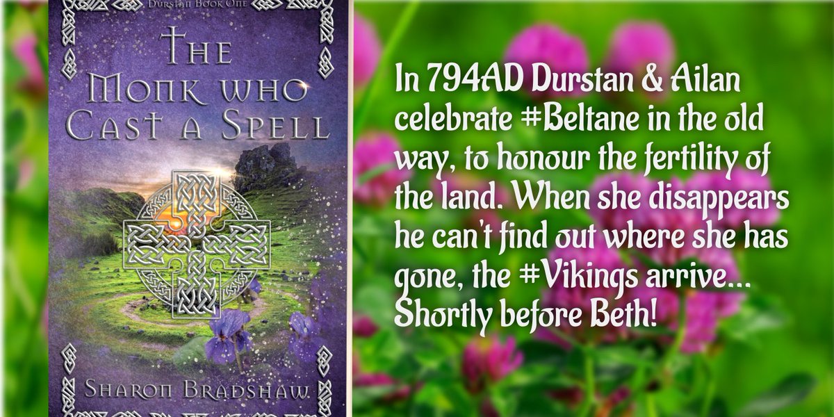 The Monk Who Cast A Spell... Book 1 in the Durstan series. 💜 #Vikings #Love #Beltane #Magic in Dark Age Britain. Click the link... for Amazon near you bookgoodies.com/a/B08Q7DTFYZ 99p/99c for a limited time only! 💜 #KindleUnlimited #HistoricalFiction for #booklovers now ❤️💜