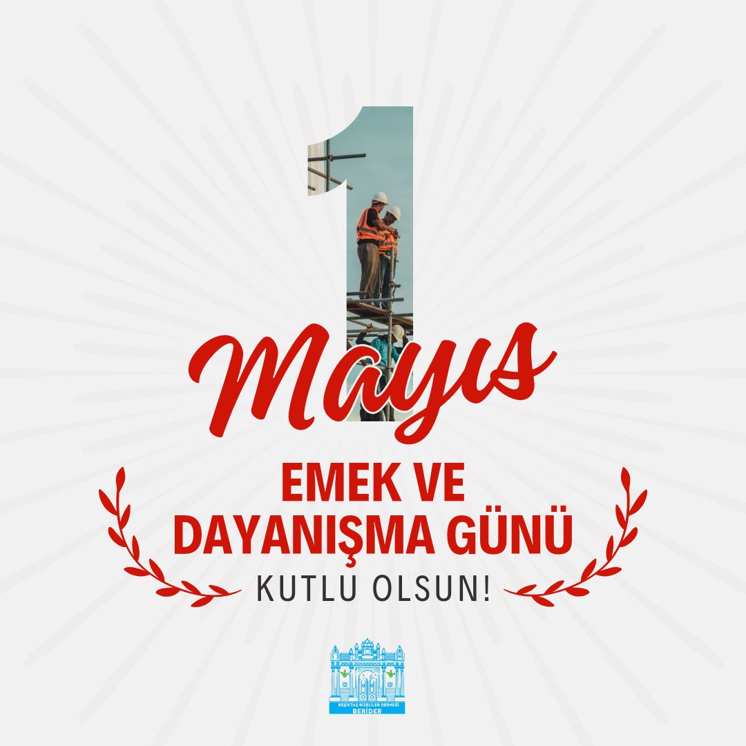 1 Mayıs Emek ve Dayanışma Günü Kutlu Olsun! 

#beşiktaşrizelilerderneği #besiktasrizelilerdernegi #1mayıs #1mayısemekvedayanışmagünü