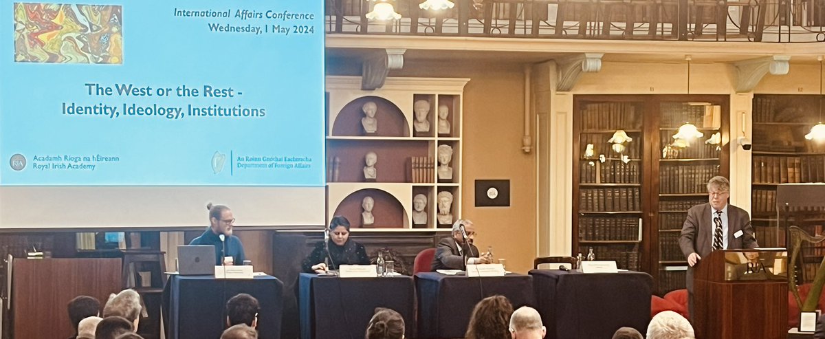 shelleydeane's tweet photo. The West or the Rest, #Identity #Ideology, #Institutions #International #security conference @RIAdawson https://t.co/dlzCu0U37Z