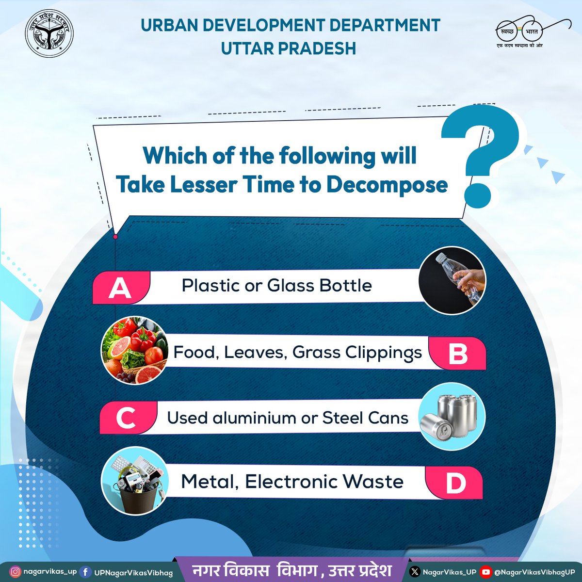 🌱 Which materials decompose fastest? 🤔 Take a guess & learn how to reduce your environmental footprint! 🌍💚

#EcoFriendly #RecycleRight #SustainableLiving #DecomposeChallenge