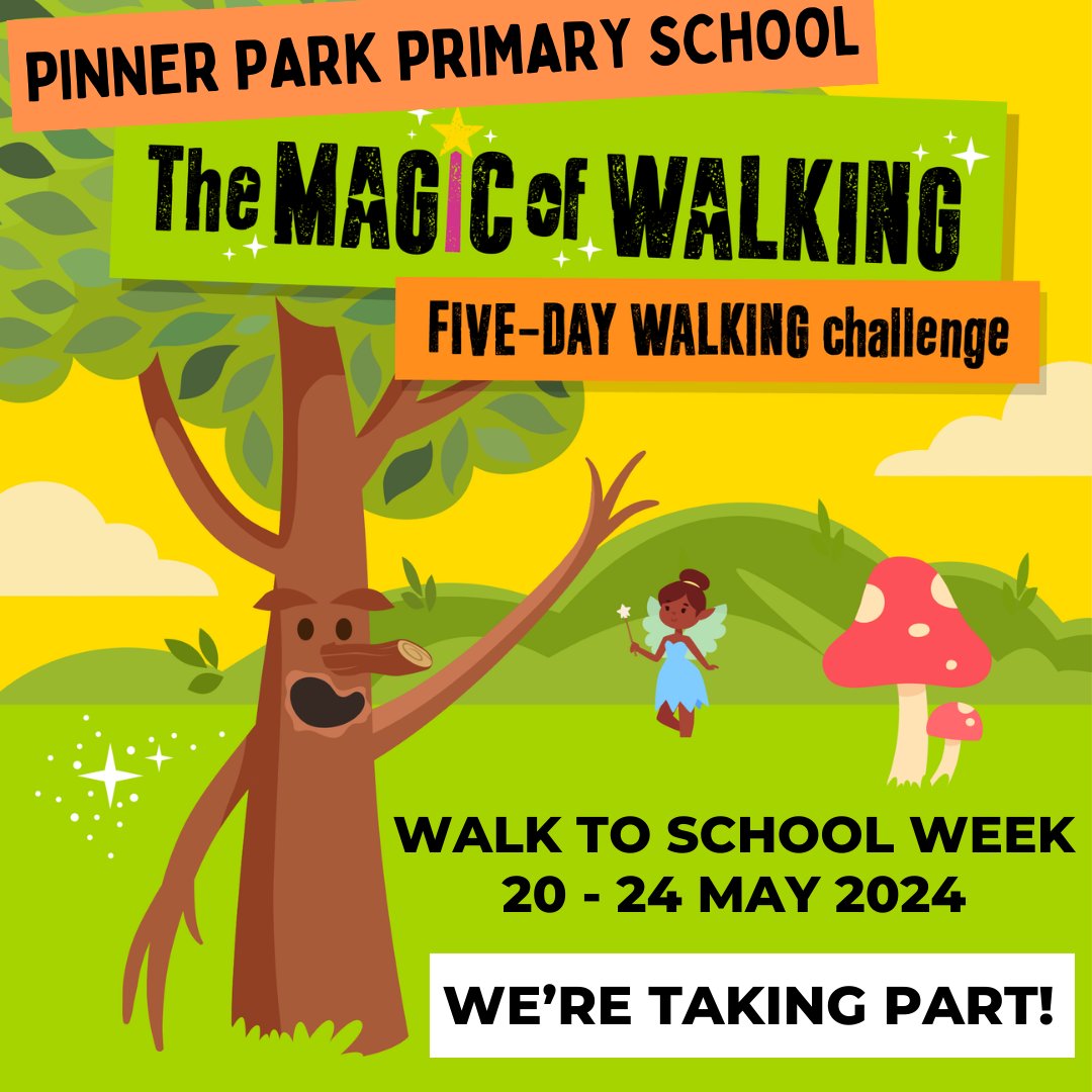 🚶‍♀️🚴‍♂️ Exciting news! 🛴👟 

We're gearing up for 'Walk to School' week from May 20-24! Let's lace up those shoes, grab those scooters, and pedal our way to school for a week of fun and active travel! Stay tuned for more details! #WalkToSchool #ActiveTravel 🚶‍♂️🚴‍♀️