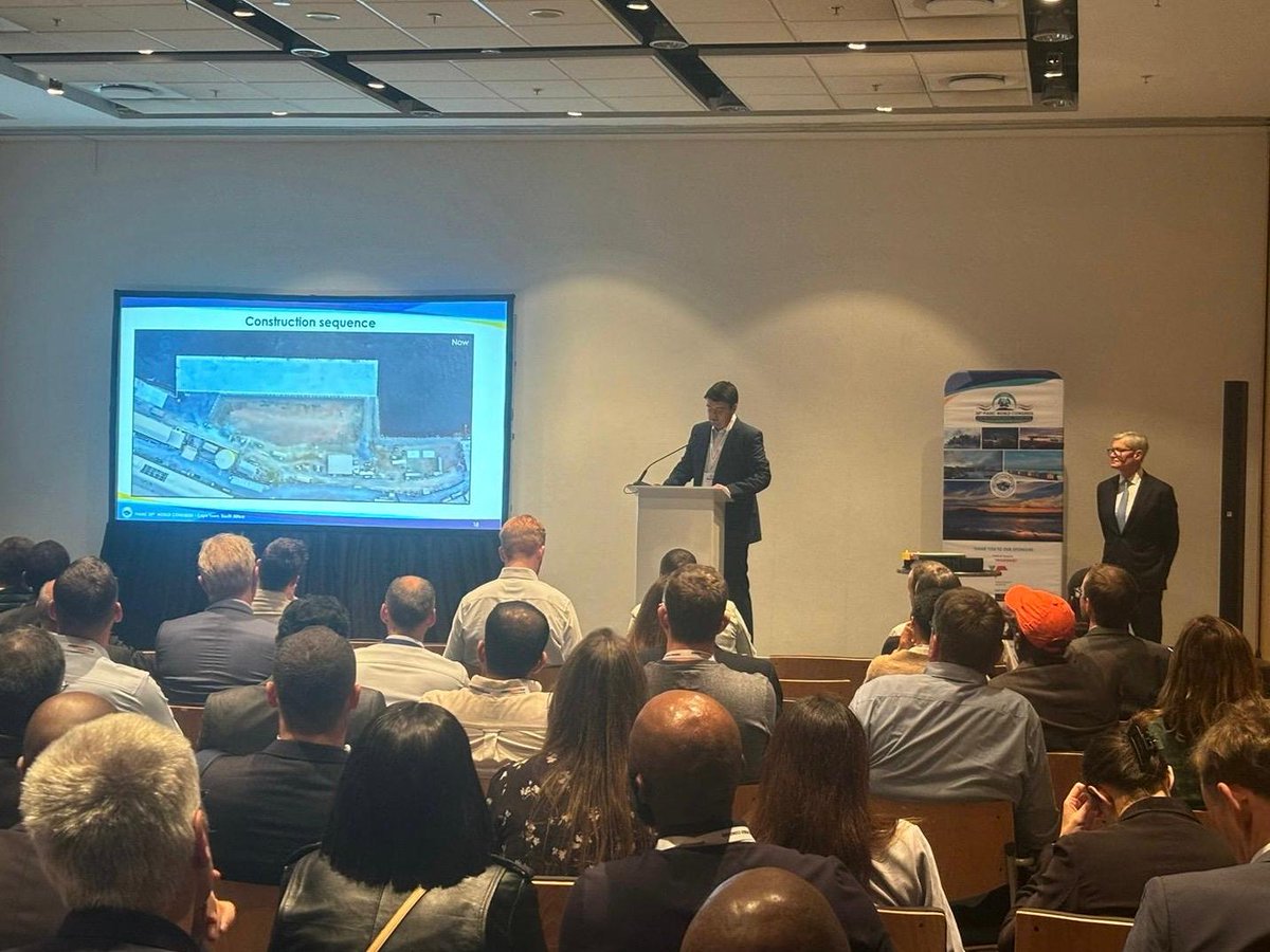 The @PIANC1  World Congress in Cape Town is proving remarkably successful and our team there is enjoying meeting many new friends. Our presentation on the challenges of constructing a new deep water berth in Freetown was particularly well received.  #PIANC #WorldCongress2024