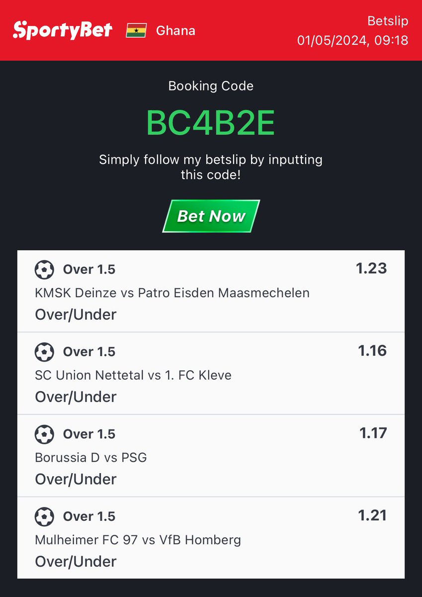 2️⃣ odds for the day🤲🏼✅
Sportybet code: BC4B2E⏳
Check my pinned tweet more slips there🤲🏼