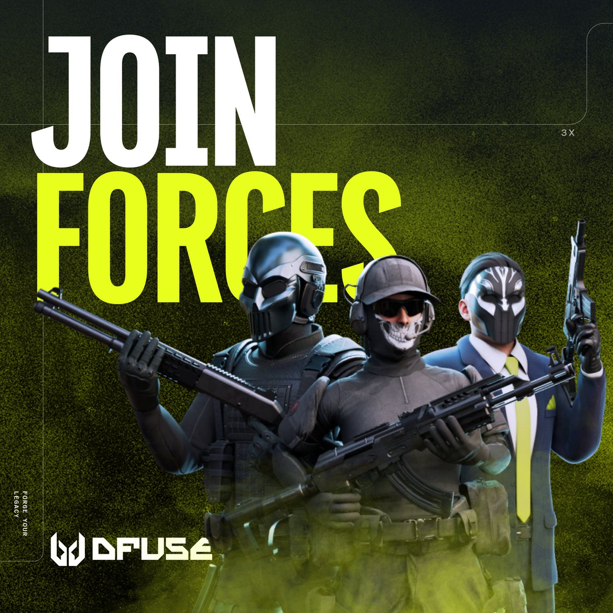 aeybuilds's tweet photo. Team up and level up! ๐ Join forces, build communities, and climb the ranks with your clan in DFUSE. Sign up now to be among the first to play! ๐ฃ Link in our Bio ๐ฎ
#PlayDFUSE #AEYstudios #IndieGameDev #GameDevelopment #FakeGun #BetaTesting #Onchaingame #FPSMOBA https://t.co/buC2fvuOPj