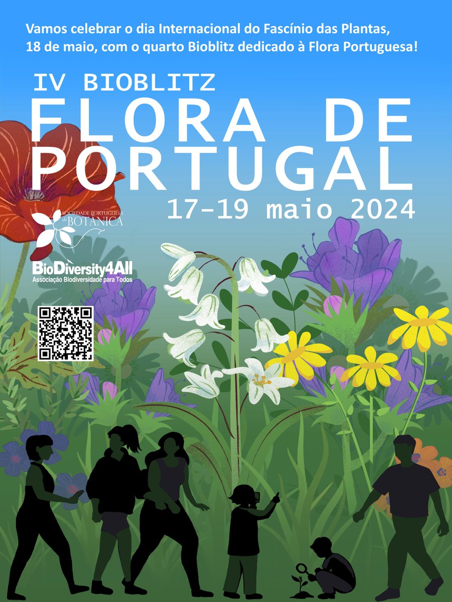 Mais um ano, vamos celebrar o dia Internacional do Fascínio das plantas, 18 maio #plantday, com o IV #bioblitz dedicado à Flora Portuguesa. Em breve daremos mais notícias! #botanyisnotdead #IVbioblitzfloraportugal #bioblitzfloradeportugal #diadofasciniodasplantas #cienciacidada