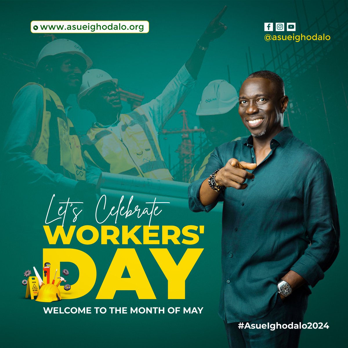 Today is a good day to acknowledge the contributions and achievements of workers in Edo State, Nigeria and all over the world. As a veritable employer of labour, I am passionate about workers and remain committed to improving their working conditions Together, we can make it…