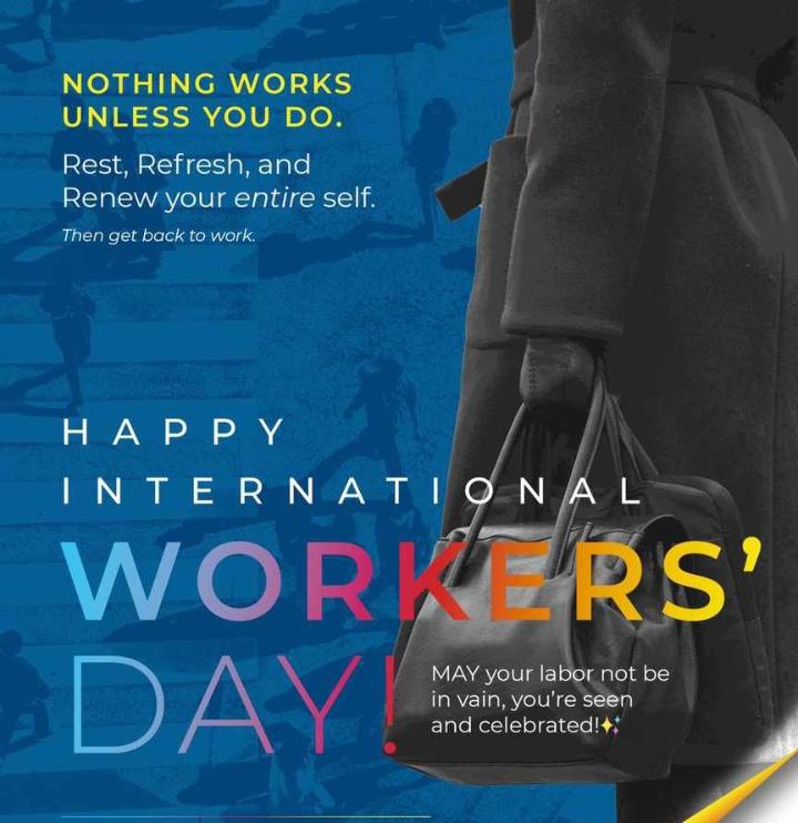 Happy International Worker's Day
BAA
Wecare!