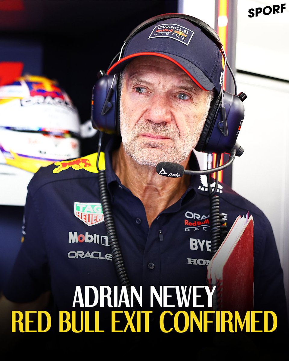Red Bull confirms Adrian Newey will leave the team in early 2025 @F1
