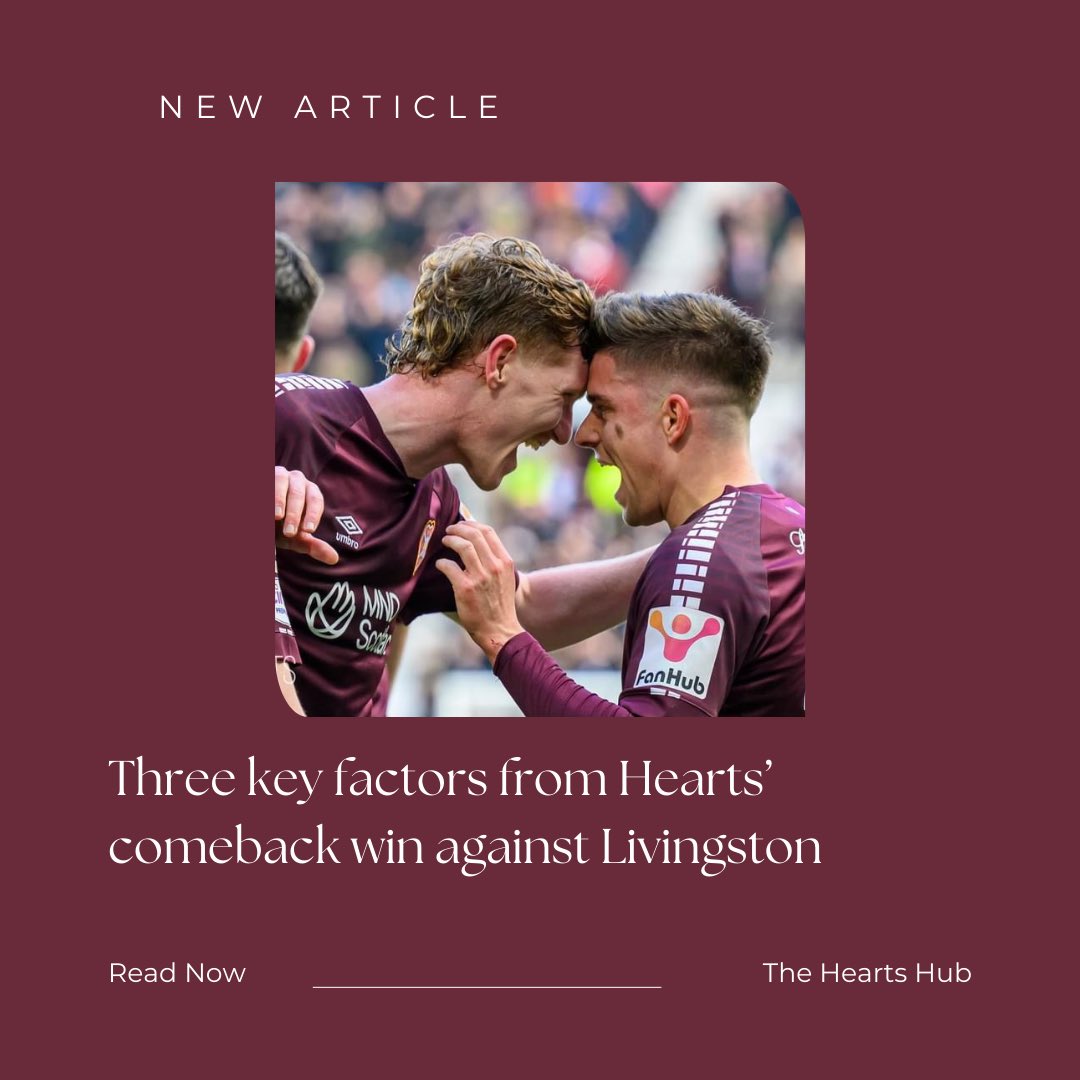 HeartsHub's tweet photo. With all six goals coming in the first half, what stood out the most as Hearts came from behind to beat Livingston? 👀 https://t.co/eAxOTxTI6L