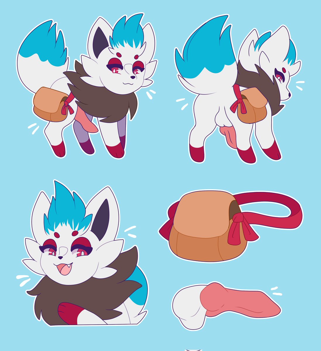 "We're heading out or what?~"
🔹An adventurous little Zorua
🔹️Usually goes solo, but doesn't mind teaming up
🔹Faux dom
🔹Pansexual with a female lean
🔹Few limits 
🔹️Refuses to evolve