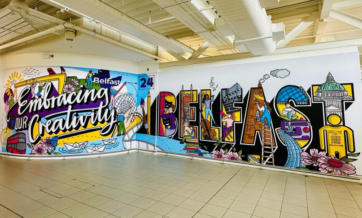 Danni's latest work encapsulates Belfast in all of its glory & serves as testament that advertising at Belfast City Airport isn't limited to traditional advertising displays - get in touch today to take your brand to new heights.

Find out more: bit.ly/BelfastCityAir…