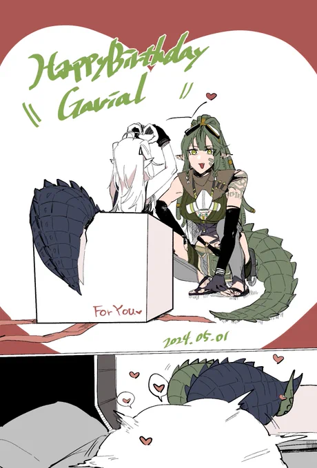 ガヴィトミ
🐊♡🐊 