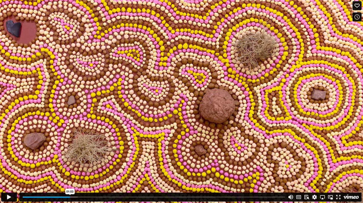 This animated short film was inspired by the Gurindji bush medicine practice of treating babies with termite mound. It was created as part of the ongoing Tamarra project which brings together Gurindji and Western perspectives on termites tamarra.au/animation.html