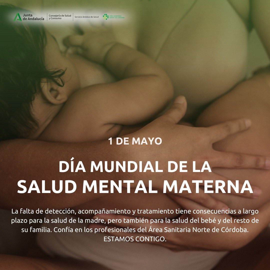 ℹ️ Hoy es el Día Mundial de la Salud Materna. Y recuerda: ESTAMOS CONTIGO. #ASNC