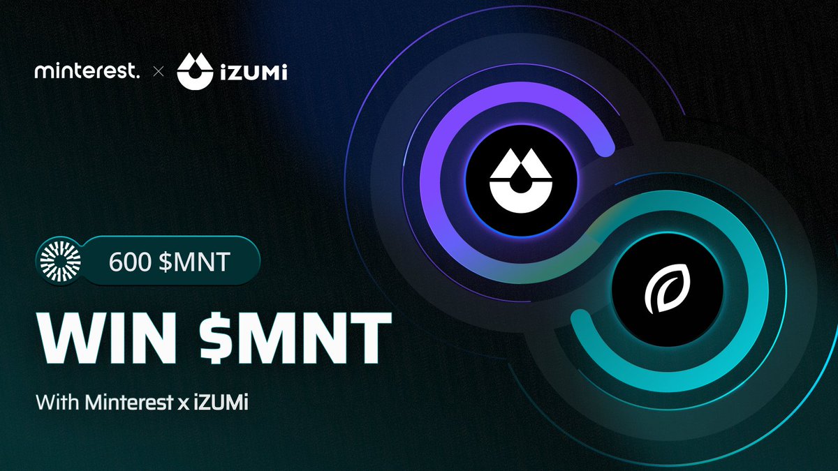 Minterest's tweet photo. 📣 NOW LIVE

🎉 New month, new chances to rake in guaranteed rewards with our latest @galxe campaign with @izumi_Finance

🙌 Complete simple on-chain & social tasks to claim your rewards from 600 $MNT prize pool!

👉 Join here https://t.co/lAvUE4Nqe2