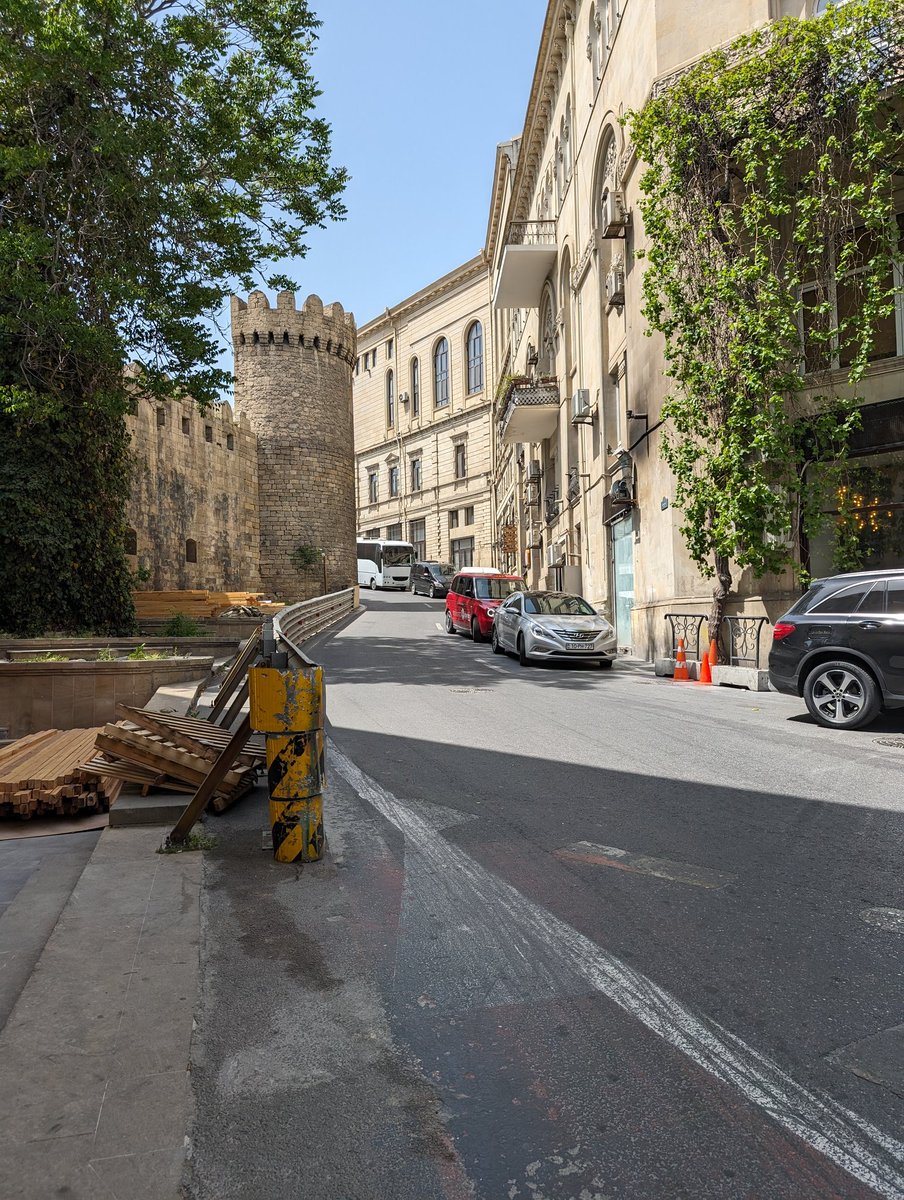 I'll never get over the narrowness of the Turn 8-9-10 section of the Azerbaijan Grand Prix. How the F1 drivers can traverse this section at speed is beyond me.