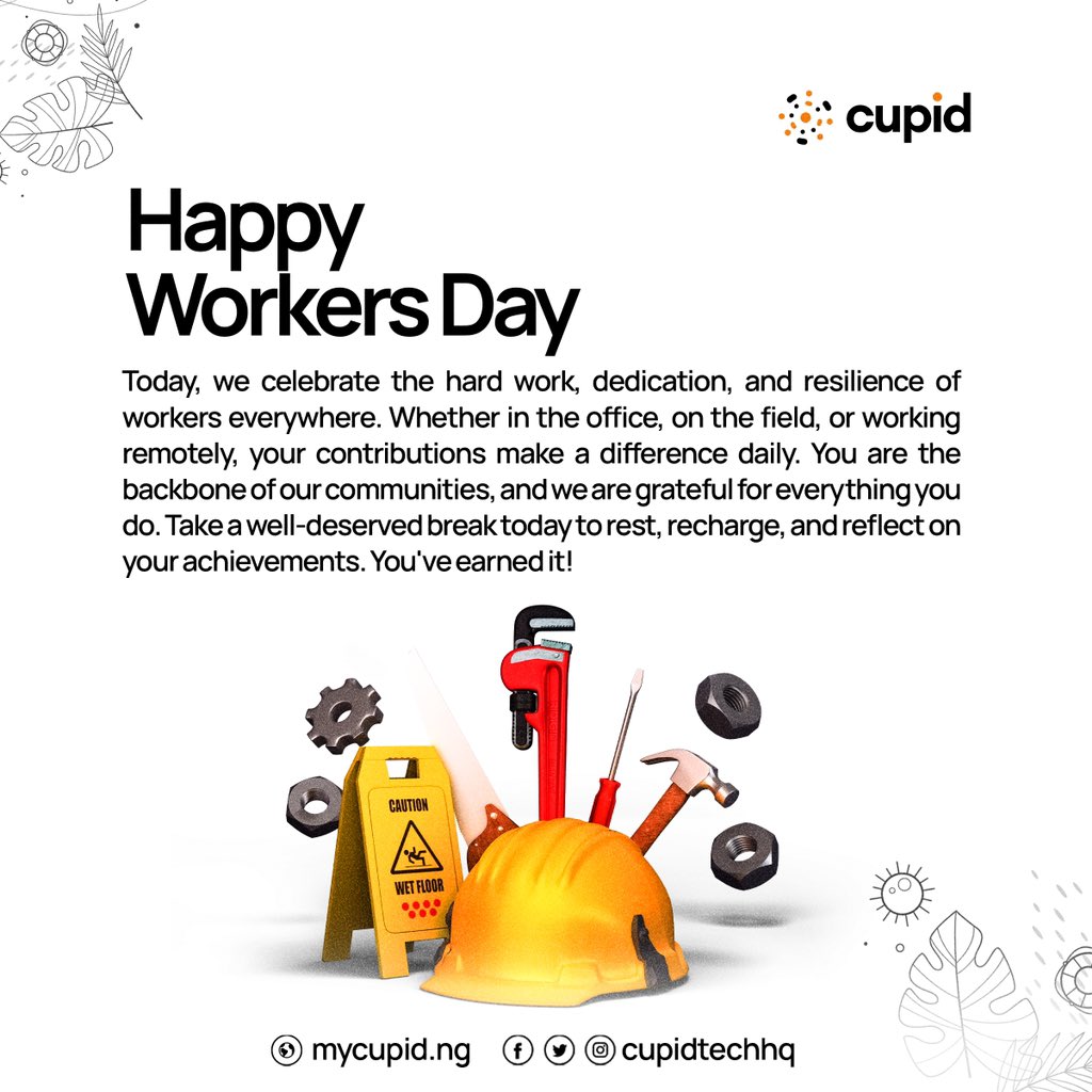 Happy Workers’ Day from the Cupid Tech team!
.
.
.
#WorkersDay #CupidTech #CelebratingWorkers #cryptocurrency #LaborDay #mycupid #CelebratingWorkers #traderslife #Dedication #laborday #may1st #professionals