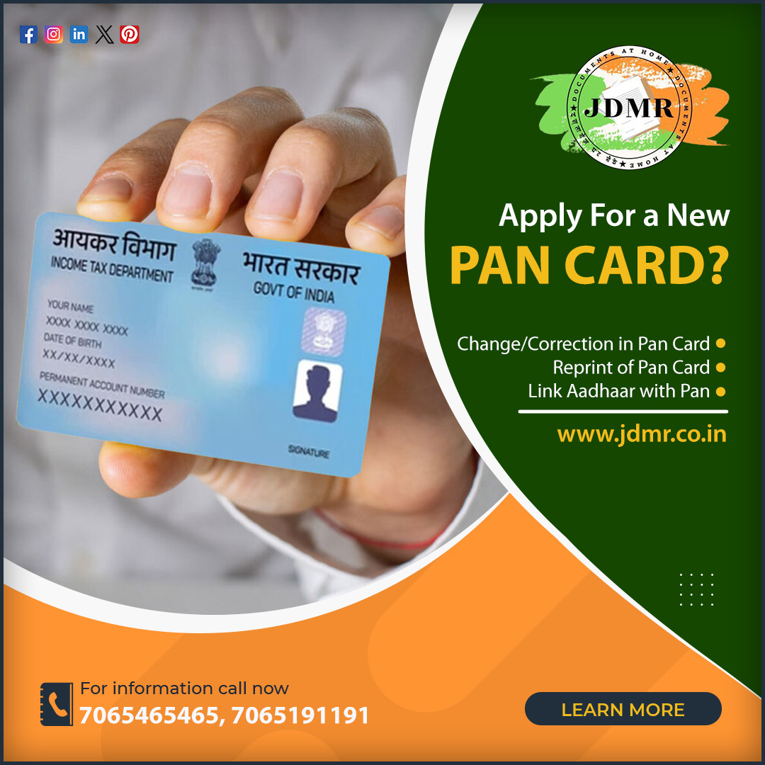 Apply For a New PAN Card?
.
🌟 Change/Correction in Pan Card
🌟 Reprint of Pan Card
🌟 Link Aadhaar with Pan
.
.
Book Your Appointment -
🌐 Website: jdmr.co.in
☎️ Contact: (+91) 7065-465-465
.
#jdmr #pancard #aadharcard #voteridcard #passport #india #aadhar #uidai