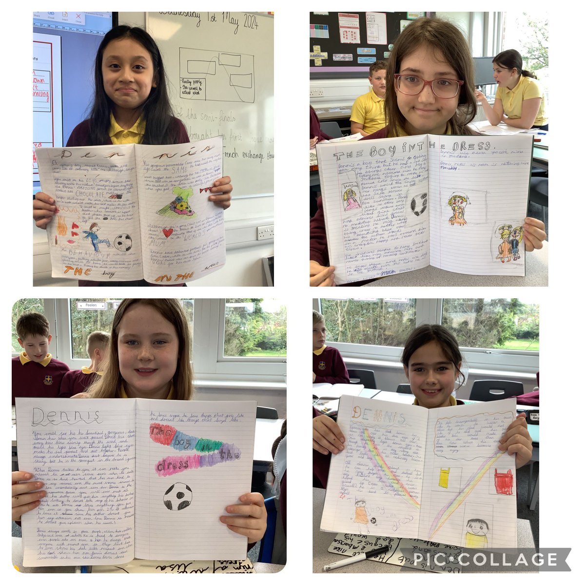 A little snippet of some of our beautiful character descriptions after editing and improving ✏️ #year5 #writing #vocabulary
