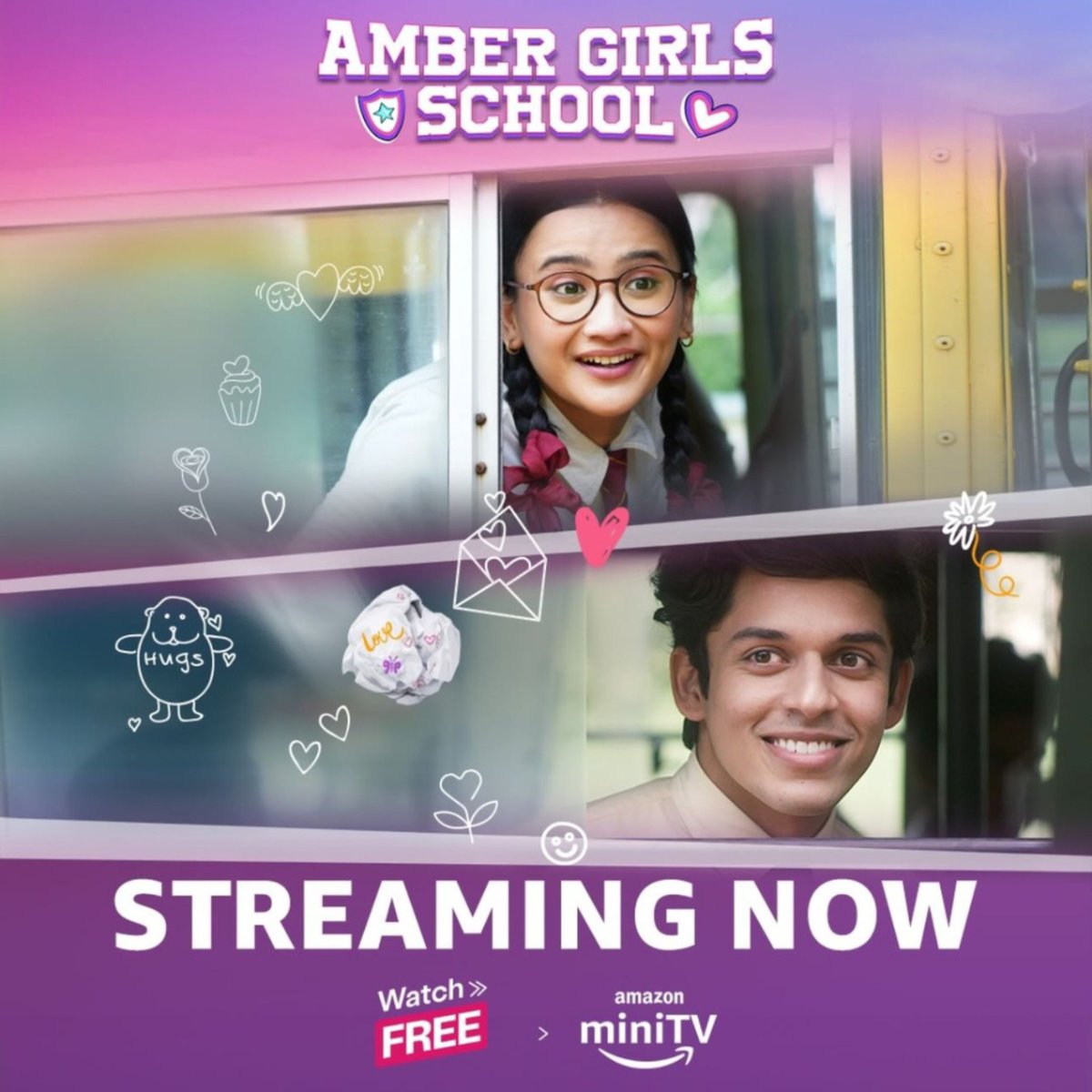 New Series #AmberGirlsSchool Streaming Now On #AmazonMiniTV Free.
Starring: #CelestiBairagey, #KajolChugh, #ShrutiPanwar, #HarshKhurana, #IshikaGagneja, #AdrijaSinha, #SamairaJain, #KeshavMehta & More.
Directed By #RajlaxmiRatanSeth.

#AmberGirlsSchoolOnAmazonminiTV #MovieSpy