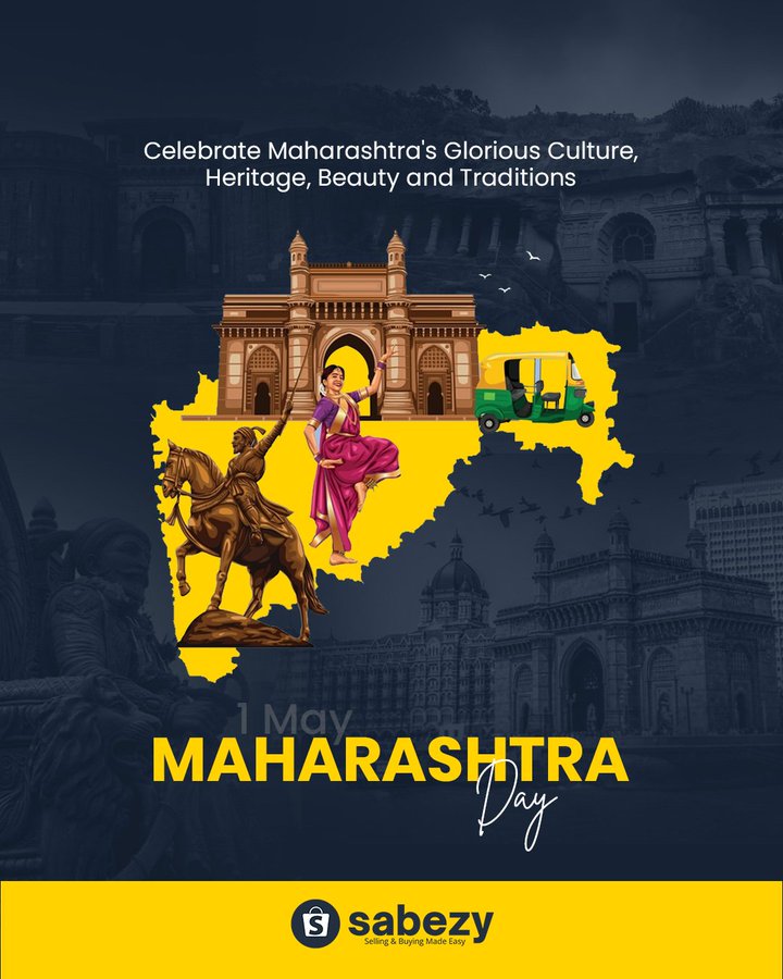 SabezyIn's tweet photo. Sabezy is celebrating the spirit of Maharashtra with a special sale!
Head over to Sabezy and explore our Maharashtra Day collection now! Don't miss out! - https://t.co/bOY3tXso4U
.
.
.
#MayDay #महाराष्ट्रमाझा #MaharashtraDay  #1stMay  #LabourDay #ShopLocal #Sabezy https://t.co/YlZogmRc2f