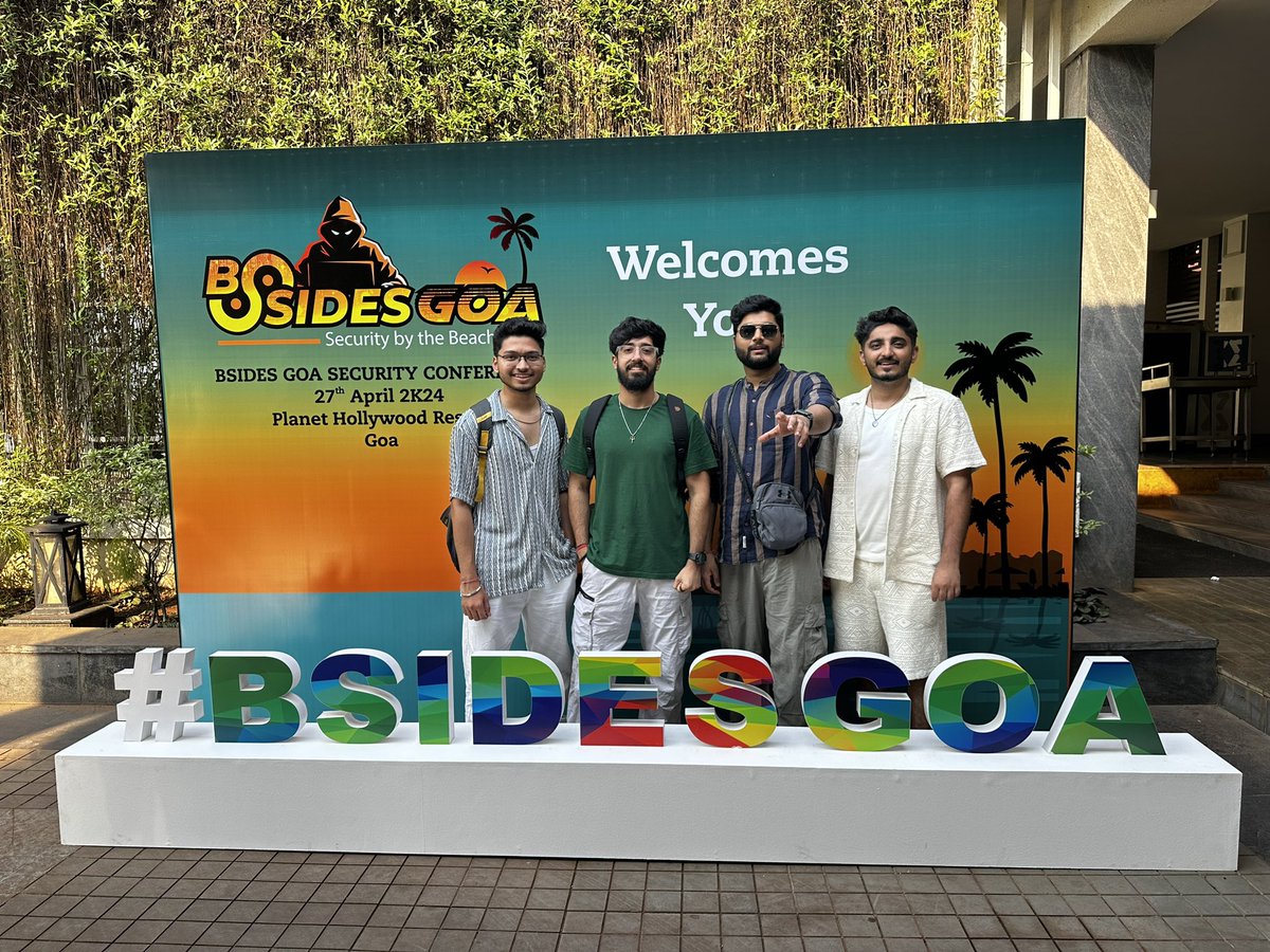 Exploring the cutting-edge of cybersecurity at BSides Goa with these brilliant minds! #BSidesGoa #Cybersecurity <a href="/bsidesgoa/">BSides Goa</a>