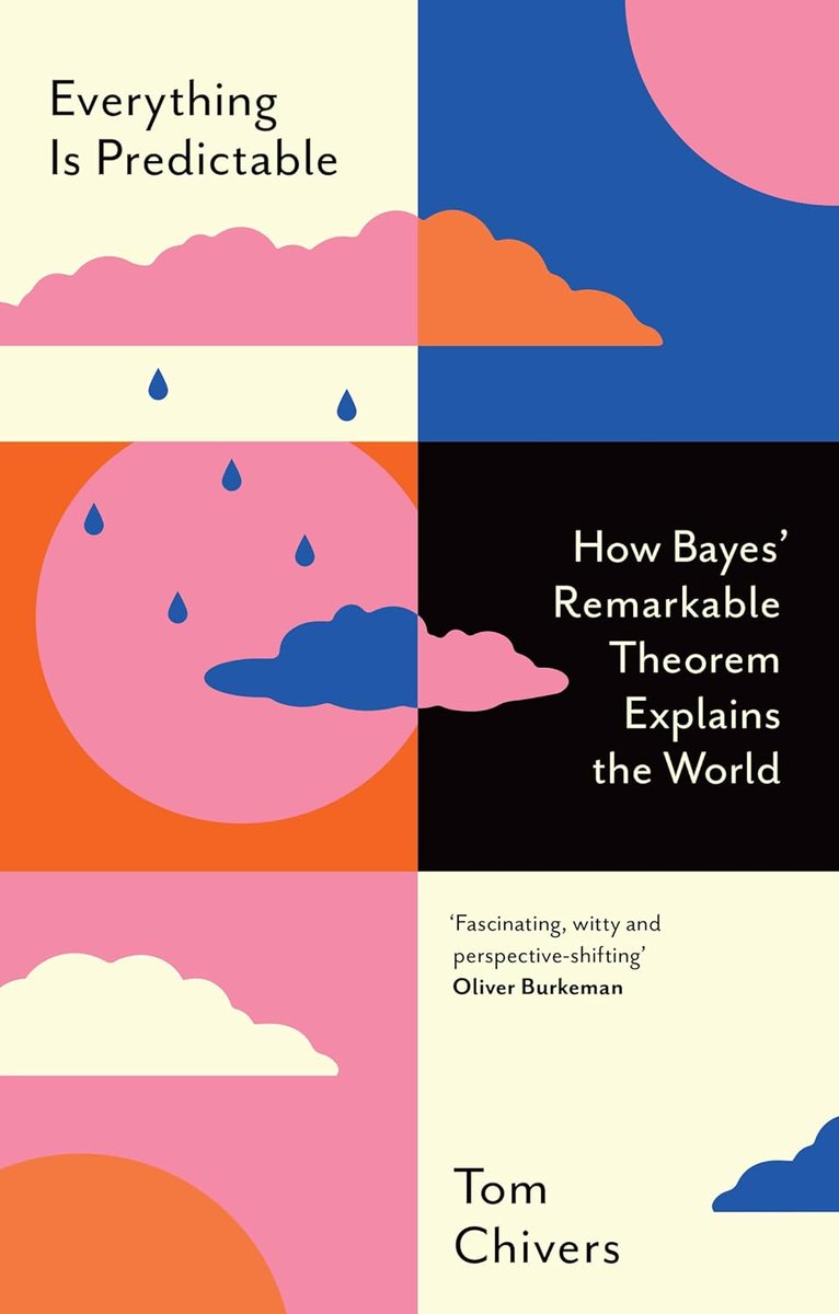 Review: Everything is Predictable - @TomChivers ***** I can't remember when I last enjoyed a maths book as much as this celebration of Bayesian statistics, and how scientific studies would benefit from using them. Great! popsciencebooks.blogspot.com/2024/05/everyt… #bookreview #popularscience #bayes